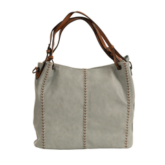 Alive With Style 'Margot' Shoulder/Cross Body Bag in Latte-Sky Blue