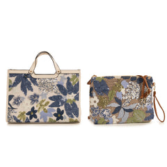 Alive With Style 'Jewel' Handbag/Shoulder Bag/Tote by Sassy Duck in Blue