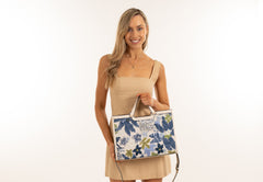 Alive With Style 'Jewel' Handbag/Shoulder Bag/Tote by Sassy Duck in Blue