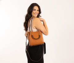 Alive With Style 'Juliet' Handbag/Shoulder/Cross Body Bag by Sassy Duck in Black-Tan-Petrol