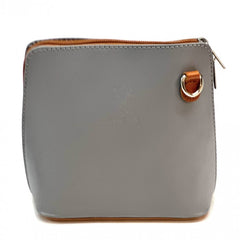 Alive With Style 'Dalida' Italian Leather Shoulder/Cross Body Bag in Light Green-Tan-Navy-Pink-Mauve-Light Blue-Jade-Salmon-Blue-Grey-Orange-Green-Brown-Black-Red