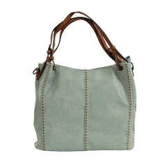 Alive With Style 'Margot' Shoulder/Cross Body Bag in Latte-Black-SkyBlue-Fawn