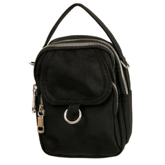 Alive With Style 'Chi Chi' Shoulder/Cross Body Bag by Sassy Duck in Black-Latte-Grey