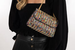 Alive With Style 'Frida' Shoulder/Cross Bag by Sassy Duck in Black-Multi