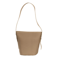 Alive With Style 'Naples' Leather Cross Body/Shoulder Bag by Sassy Duck in Taupe-Black-Tan