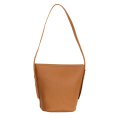 Alive With Style 'Naples' Leather Cross Body/Shoulder Bag by Sassy Duck in Taupe-Black-Tan