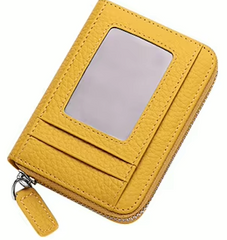 Alive With Style 'Minnie' Leather Wallet in Yellow-Green-Red-Blue