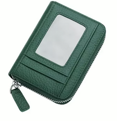 Alive With Style 'Minnie' Leather Wallet in Yellow-Green-Red-Blue