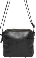 Alive With Style 'Pansy' Leather Shoulder/Handbag by Modapelle in Red-Green-Tan-Black